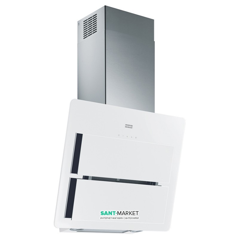 Вытяжка для кухни пристенная Franke Maris FMA 905 WH LED нержавеющая сталь/белое стекло 110.0437.393