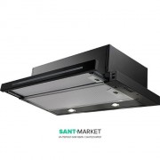 Вытяжка для кухни встраиваемая Franke Smart Telescopic FSM 601 BK/GL нержавеющая сталь/черное стекло 315.0489.958