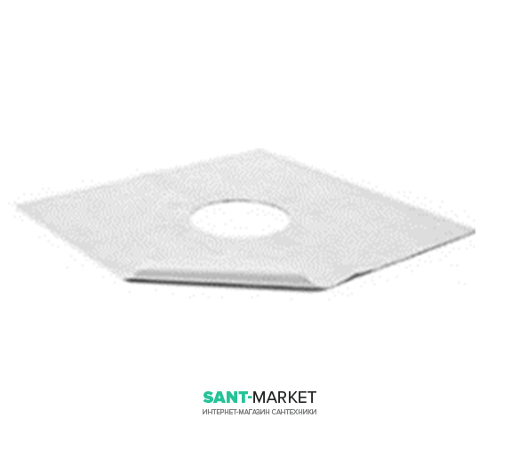 Гідроізоляційний фартух MCH 500х500 мм з отвором 391/3