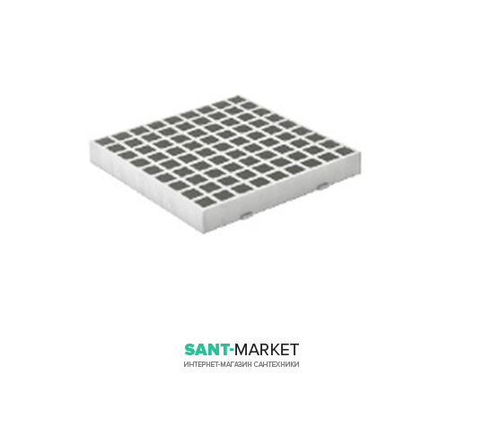 Решітка дощоприймача MCH для збору води з поверхні пластик сірий 334/5