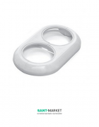 Декоративна рамка для двох кілець MCH розбірна білий KB 2000