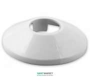 Декоративное кольцо MCH для обрамления вывода трубы со стены белый KB 1016