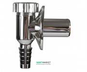 Сифон со штуцером MCH для подключения стиральной машины хром CH 529-K