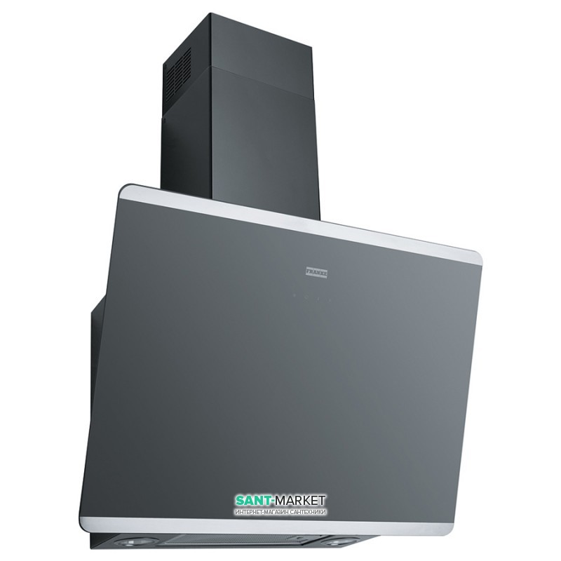 Витяжка для кухні настінний Franke Evo Plus FPJ 625 V BK / SS чорне скло 330.0528.064