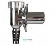 Сифон со штуцером MCH для подключения стиральной машины хром CH 529-K