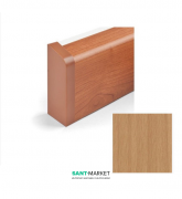 Левая заглушка плинтуса для прокладки труб MCH пластик бук FT505B