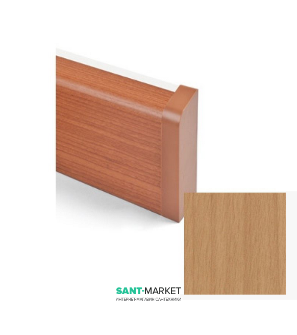 Правая заглушка плинтуса для прокладки труб MCH пластик бук FT506B