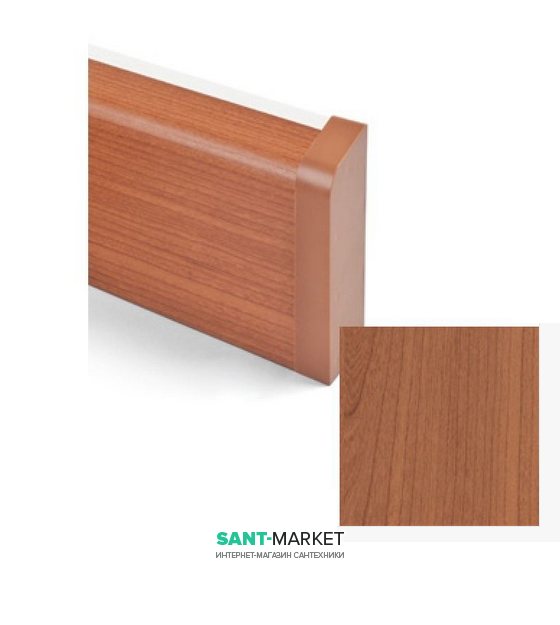 Правая заглушка плинтуса для прокладки труб MCH пластик вишня FT506E