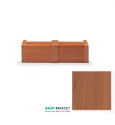 Рядовой соединитель плинтуса для прокладки труб MCH пластик вишня FT504E