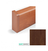 Левая заглушка плинтуса для прокладки труб MCH пластик дуб FT505D