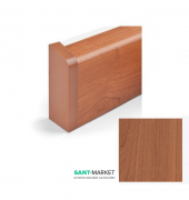 Левая заглушка плинтуса для прокладки труб MCH пластик вишня FT505E