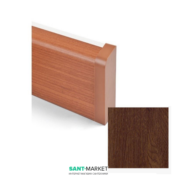 Правая заглушка плинтуса для прокладки труб MCH пластик дуб FT506D