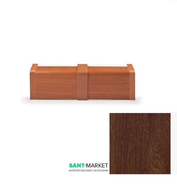 Рядовий з'єднувач плінтуса для прокладки труб MCH пластик дуб FT504D