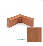 Внутренний угол плинтуса для прокладки труб MCH пластик вишня FT502E