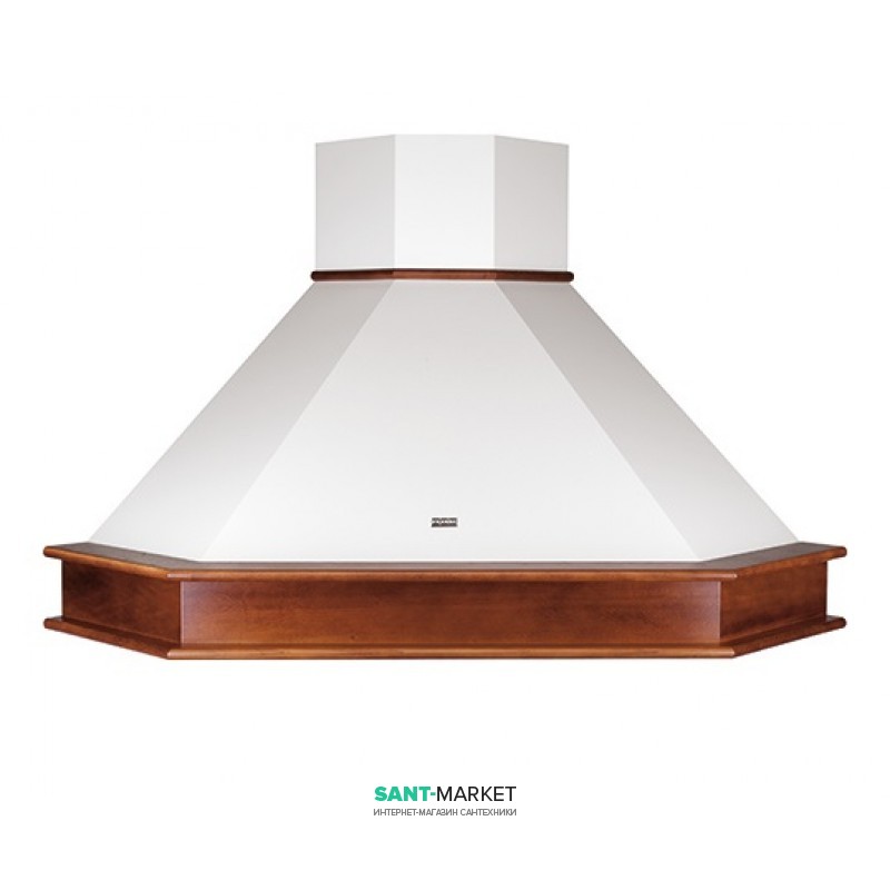 Вытяжка для кухни угловая Franke Country Corner FCC 902L/FCC 902/FCC 902 LED0 белый/рамка дерево 110.0017.968