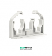 Клипса для крепления 2-х труб MCH 2х22 мм с застежкой и стальной гайкой Z2K022B