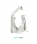 Кліпса для кріплення сталевий і мідної труби MCH 28 мм із застібкою і сталевий гайкою Z1K028B