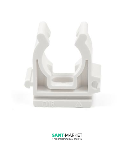 Кліпса для кріплення сталевий і мідної труби MCH 15 мм 10015Cu