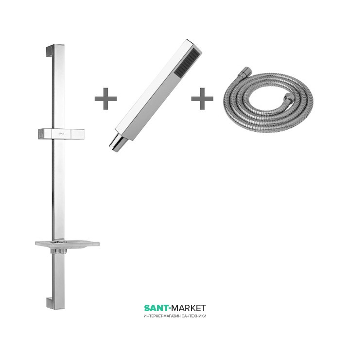 Душовий гарнітур Jika Cubito з ручним душем хром H3604210040401