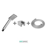 Душовий набір Jika Cubito з власником і шлангом хром H3604200040411