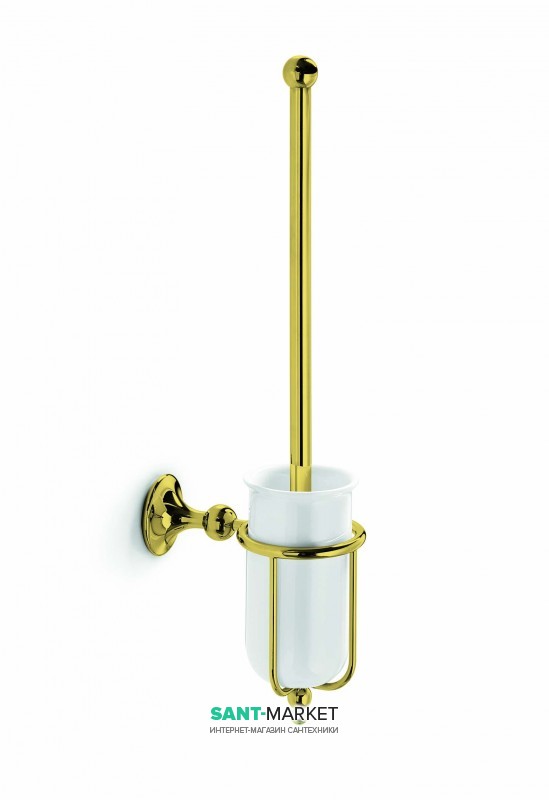 Ёршик для унитаза Lineabeta Venessia латунь/керамика хром/бронза 52906.35