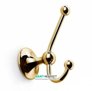 Гачок для ванної подвійний Lineabeta Venessia латунь бронза 52938.35