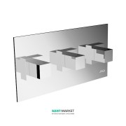 Змішувач для душа Jika Cubito-N двухвентильний на 3 споживача хром H3204260040001