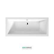 Ванна акриловая Jika Cubito 180х80 см прямоугольная белый H2254200000001