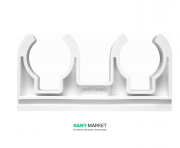 Клипса для крепления 2-х труб MCH 2х22 мм 20022Cu