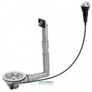 Вентиль-эксцентрик с переливом Franke полуоборотный пластик/нержавеющая сталь 112.0073.192