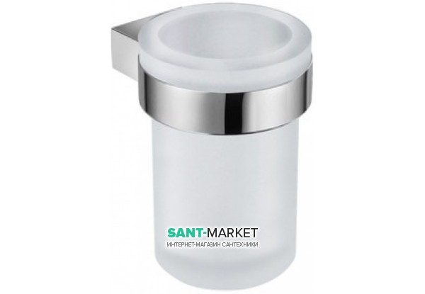 Cтакан для зубных щеток Jika Cubito Pure с держателем хром H3823B10040001