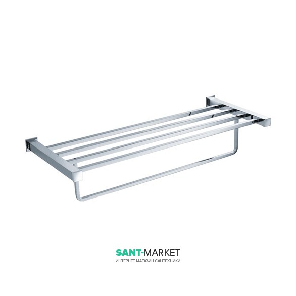 Тримач-полиця для рушників Jika Cubito 570х227 мм хром H3817360040001