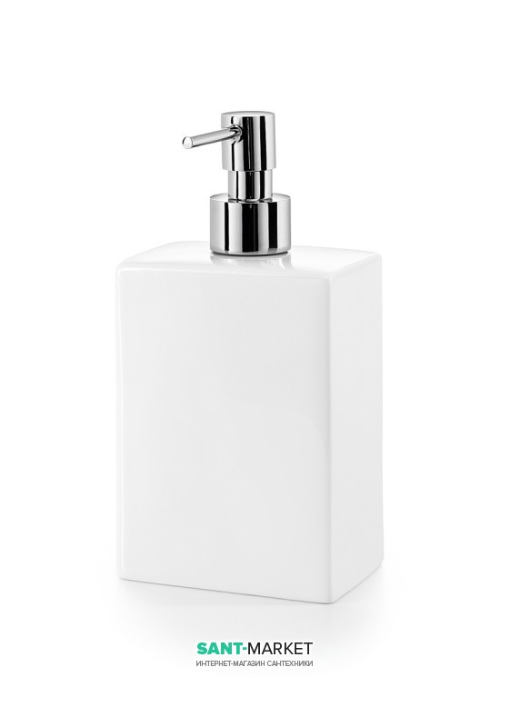 Дозатор для рідкого мила Lineabeta Saon кераміка / метал білий / хром 44034.09