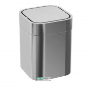 Квадратный многоцелевой контейнер с крышкой Lineabeta Saon нержавеющая сталь 44020.29