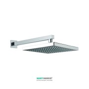 Верхній душ Jika Cubito 202х202 мм з кронштейном хром H3674200040001