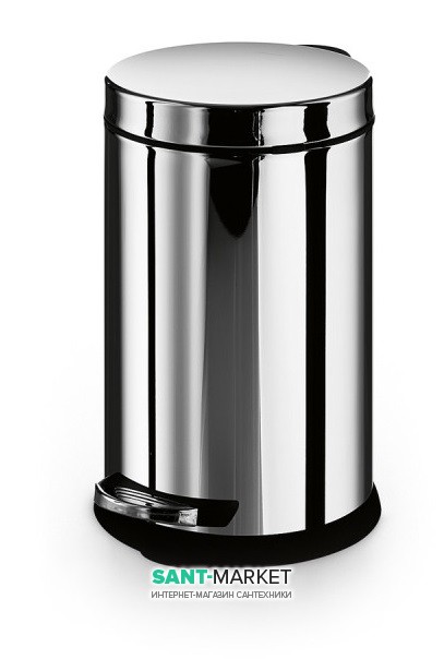 Ведро для мусора Lineabeta Basket с педалью 5 л нержавеющая сталь полированная 53298.29