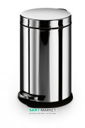 Ведро для мусора Lineabeta Basket с педалью 5 л нержавеющая сталь полированная 53298.29