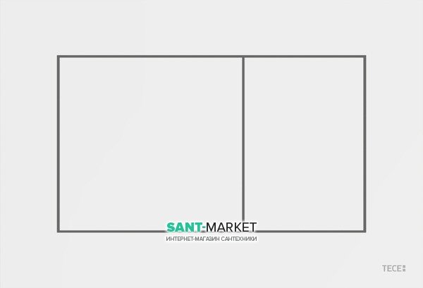 Панель смыва для унитаза TECE TECEnow антибактериальная белый 9240405