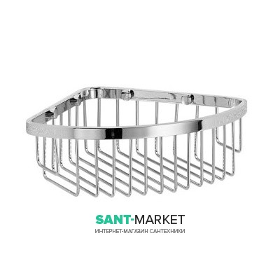 Поличка для ванної кутова Lineabeta Filo метал хром 50002.29