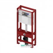 Система инсталляции для подвесного унитаза TECE TECEprofil без опоры на стену красный 9300093