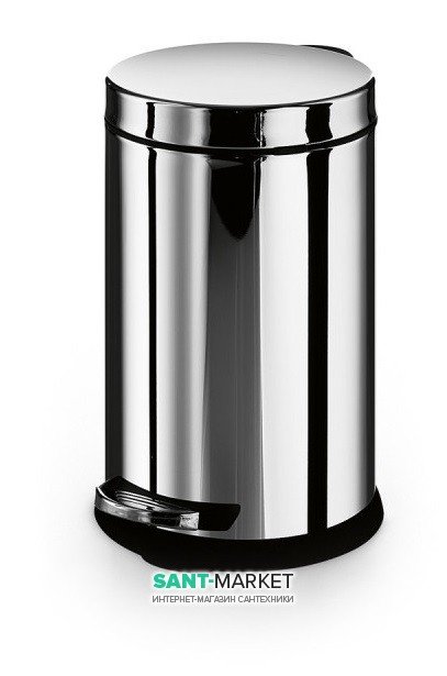 Відро для сміття Lineabeta Basket з педаллю 5 л нержавіюча сталь полірована 53298.29