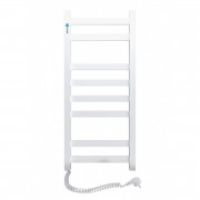 Электрический полотенцесушитель Navin Авангард левый 360х800 углеродистая сталь белый 12-028150-3680