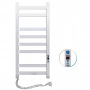 Электрический полотенцесушитель Navin Авангард левый 360х800 digital таймер углеродистая сталь белый 12-028152-3680