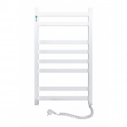 Электрический полотенцесушитель Navin Авангард правый 480х800  углеродистая сталь белый 12-028050-4880