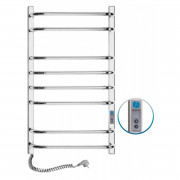 Электрический полотенцесушитель Navin Симфония Квадро левый 480х800 digital с таймером нержавеющая сталь 10-009152-4880