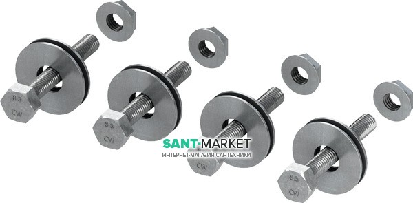 Комплект для кріплення TECE TECEprofil до U-профілем хром 9380006