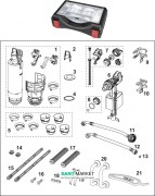 Набор запчастей TECE TECEprofil для ремонта бачка 9820000
