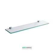 Полочка для ванной Jika Cubito Pure 50 см стекло/хром H3857310040001