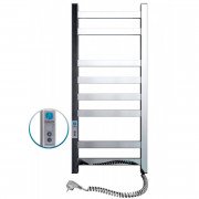 Електричний полотенцесушитель Navin Авангард правий 360х800 digital таймер нержавіюча сталь 10-028052-3680