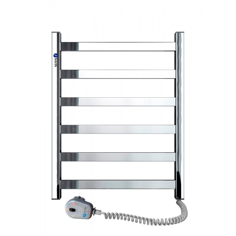 Электрический полотенцесушитель Navin Авангард правый 480х600 с терморегулятором нержавеющая сталь 10-028051-4860
